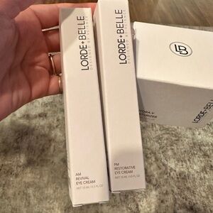 Lord + belle am + pm eye cream only